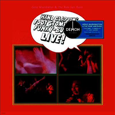 Geno Washington & The Ram Jam Band — Hand Clappin' Foot Stompin' Funky Butt...Live! 앨범 커버