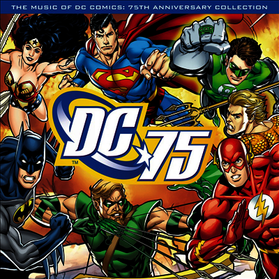 O.S.T. — Music Of DC Comics (75th Anniversary Collection) (뮤직 오브 DC 코믹스) 앨범 커버