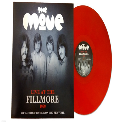 Move - Live At The Fillmore 1969 (Remastered)(Gatefold)(180G)(Red Vinyl)(2LP)