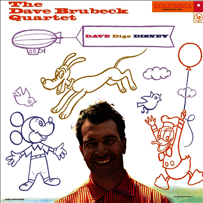 Dave Brubeck Quartet — Dave Digs Disney (Mono) 앨범 커버