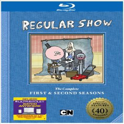 Regular Show: Season 1 & Season 2 (ַ : 1 & 2) (ѱ۹ڸ)(Blu-ray) (2013)