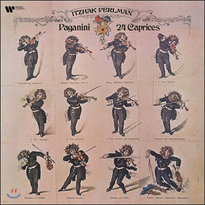 Itzhak Perlman — 이차크 펄만 (Paganini: 24 Caprices) 앨범 커버