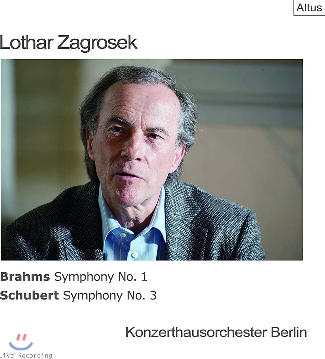 Lothar Zagrosek 브람스 / 슈베르트: 교향곡 (Brahms: Symphony No.1 / Schubert: Symphony No.3) [2LP]