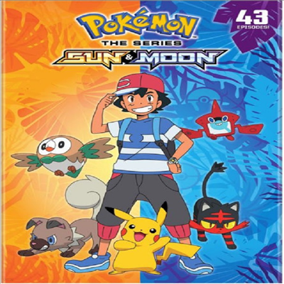 Pokemon The Series: Sun & Moon - Complete Collection (ϸ  ø:    - øƮ ÷)(ڵ1)(ѱ۹ڸ)(DVD)