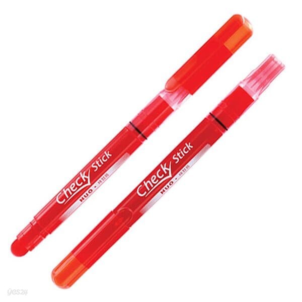 동아)체크스틱 색연필(빨강)다스(12개입)