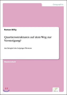 Quartiersstrukturen auf dem Weg zur Verstetigung?: Am Beispiel des Leipziger Westens