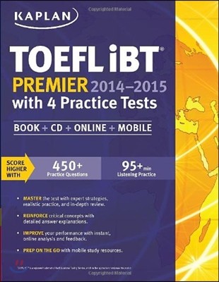 Kaplan Toefl Ibt Premier With 4 Practice Tests