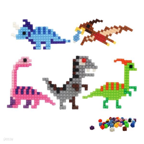 이지피아 이지툭툭블럭-공룡동물만들기
