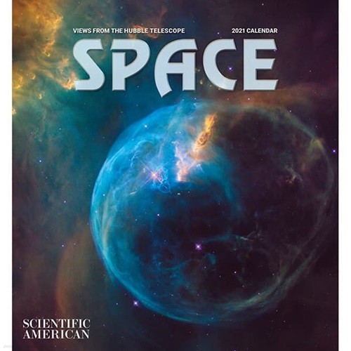 2021년 캘린더 Space: Views from the Hubble Telescope