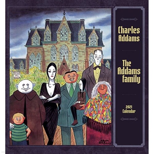 2021년 캘린더 Charles Addams: The Addams Family