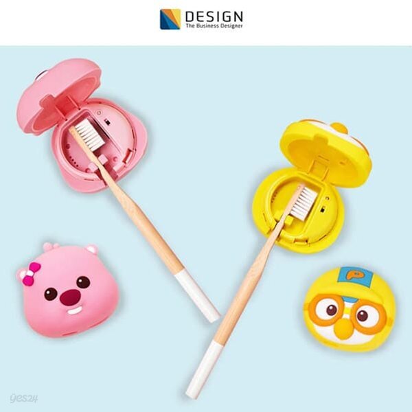 DESIGN 뽀로로_루피 휴대용 칫솔살균기/색상선택: