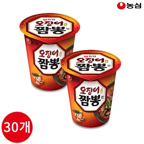 농심 오징어짬뽕컵 67g x 30개