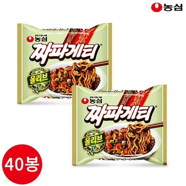 농심 올리브 짜파게티 140g x 40봉