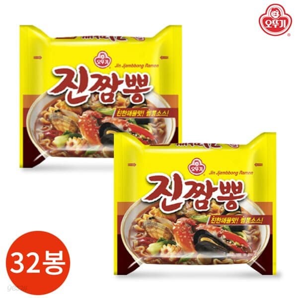 오뚜기 진짬뽕 130g x 32봉