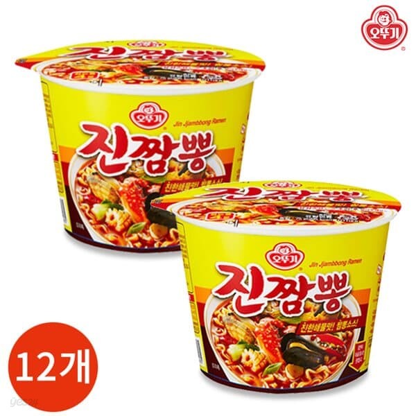 오뚜기 진짬뽕컵 115g x 12컵