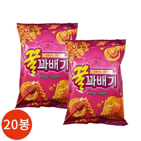 농심 꿀꽈배기 90g x 20봉