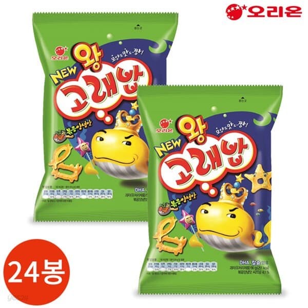 오리온 왕고래밥 볶음양념맛 56g x 24봉