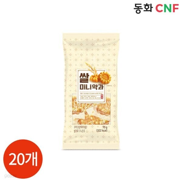 동화CNF 미니약과 65g x 20개