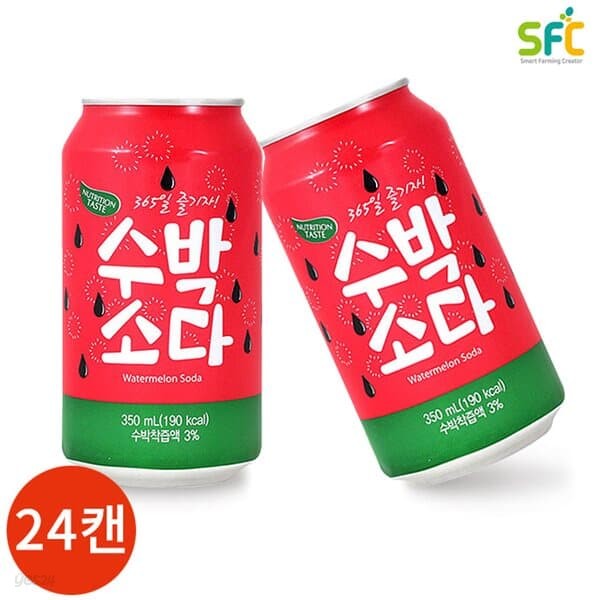 상일 수박소다 350ml x 24캔