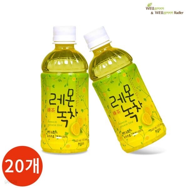 웰그린 레몬녹차 340ml x 20PET