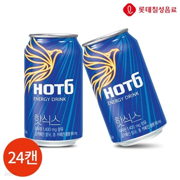 롯데 핫식스 355ml x 24캔