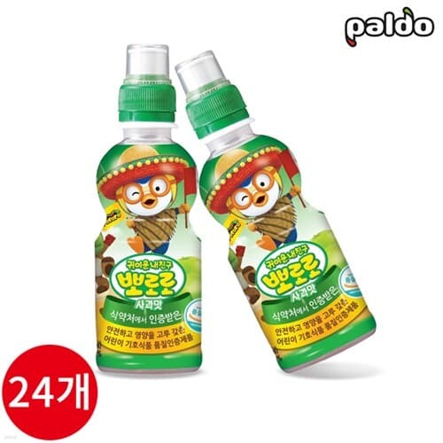 팔도 뽀로로 사과 235ml x 24PET