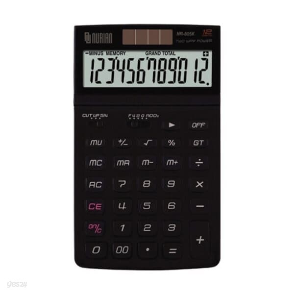 누리안)계산기(NR-805K/블랙/12자리)