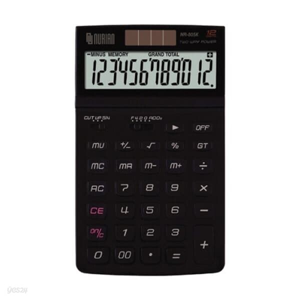 누리안)계산기(NR-805K/블랙/12자리)