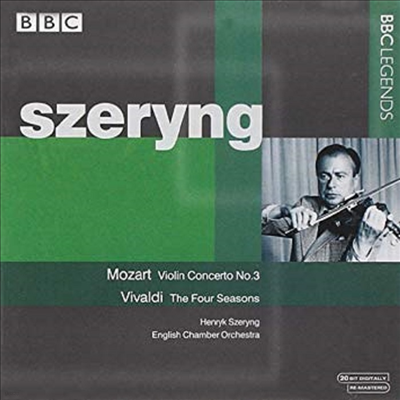 모차르트 : 바이올린 협주곡 3번, 비발디 : 사계 전곡, 두 대의 바이올린을 위한 협주곡 (Mozart : Violin Concerto No.3, Vivaldi : The Season, Concerto for 2 Violin)(CD) - Henryk Szeryng