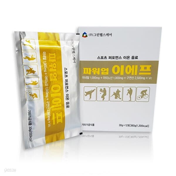 그린헬스케어 파워업이에프 30g 12포 - 예스24