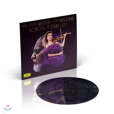 Anne-Sophie Mutter & John Williams — Anne-Sophie Mutter 안네 소피 무터 - 존 윌리엄스: 스타워즈 영화음악 (Across The Stars) 앨범 커버