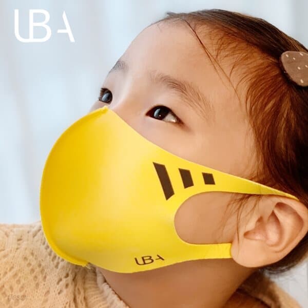 UBA 에어로실버 기능성원단 패션 컬러 3D마스크 1매 국내제작