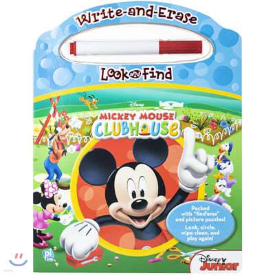 Disney Junior Mickey: Write-And-Erase Look and Find [With Marker]