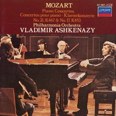 Mozart -  Vladimir Ashkenazy /  Philharmonia Orchestra Klavierkonzerte No. 21, K467 & No. 17, K453