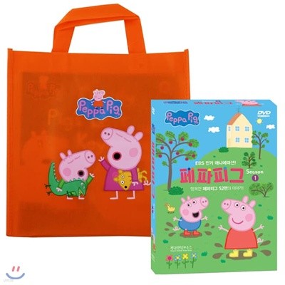 Ǳ(Peppa Pig)1 10Ʈ+Ǳ Orange Bag ĺ 10(Book 10&CD 1)Ʈ( )ƿ,̿
