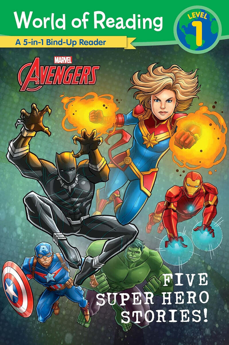 World of Reading Level 1 : Five Super Hero Stories!