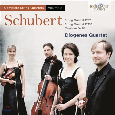 Diogenes Quartet Ʈ:   2 - 8 11 (Schubert: String Quartet D 112, 353) ׽ 