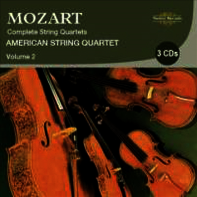 모차르트 - 현악 사중주 전집 Vol.2 (Mozart - Complete String Quartets Volume 2) (3CD) - American String Quartet