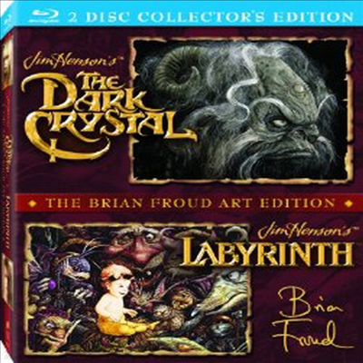 The Dark Crystal / Labyrinth (ũ ũŻ/񸰽) (The Brian Froud Art Edition) (ѱ۹ڸ)(2Blu-ray) (1986)