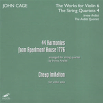 : Ʈ 1776,  ǰ (John Cage: 44 Harmonies from Apartment House 1776, Cheap Imitation) (2CD) - Arditti Quartet