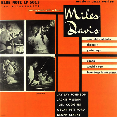 Miles Davis — Young Man With A Horn 앨범 커버