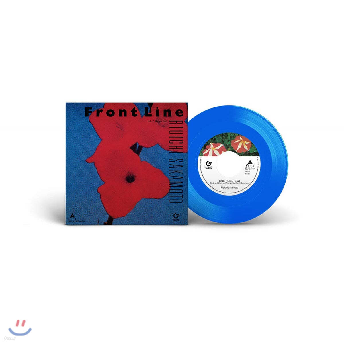 Ryuichi Sakamoto (류이치 사카모토) - Front Line [7인치 투명 블루 컬러 싱글 Vinyl]