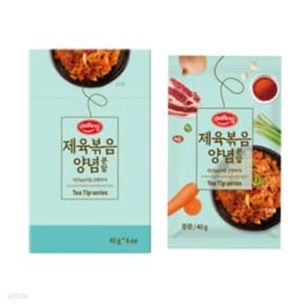 델링 제육볶음분말 티팁 40G*6 개입 - 예스24