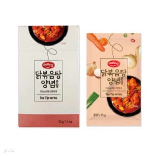 델링 닭볶음탕양념분말 티팁 35G*6개입 - 예스24