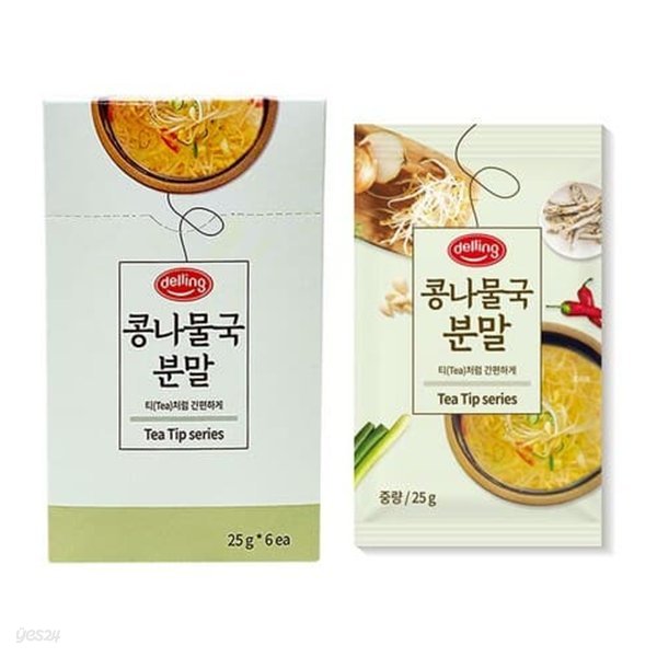 델링콩나물국분말 티팁 25G*6개입