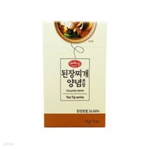 델링된장찌개양념분말 티팁35G*6개입