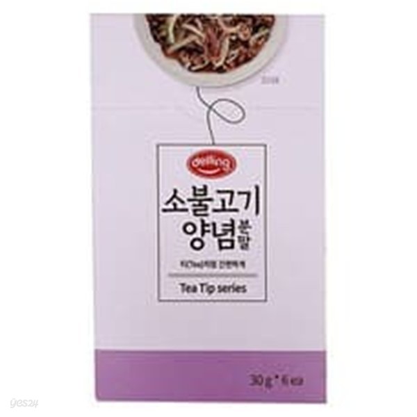 델링 소불고기양념분말 티팁 30G*6개