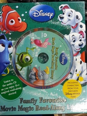 Disney Family Favourites Movie Magic (Read along Library) 책5권 CD1장