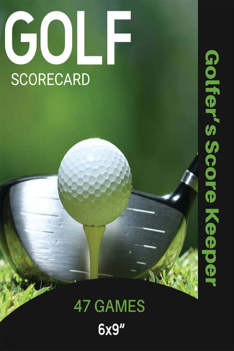 Golf Scorecard Journal: Log Book To Record & Track Your Golfing Game ...