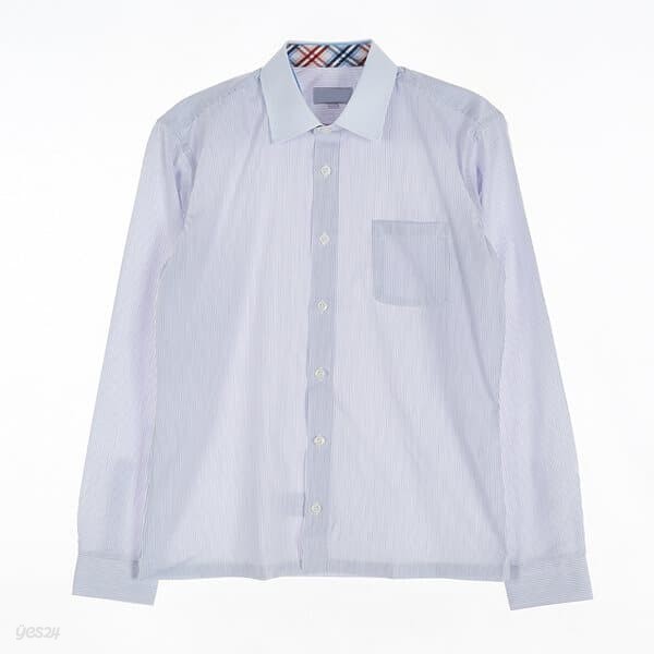 [교복아울렛] 블루 스트라이프 각카라 남자 셔츠